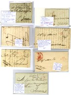 Lot De 7 Lettres De Pise Dont Franchises. - B / TB. - 1792-1815: Dipartimenti Conquistati