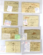 Lot De 66 Lettres Avec Marques Postales De Départements Conquis. - B / TB. - 1792-1815: Veroverde Departementen