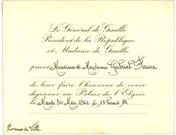 [GAULLE Charles De (1890-1970), Général Et Homme D'État]. - Altri & Non Classificati
