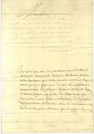 [MAILLÉ-BRÉZÉ Urbain De, Marquis De Brézé (1597-1650), Maréchal De France]. - Altri & Non Classificati