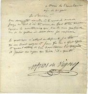 VIGNY Alfred De (1797-1863), Poète. - Altri & Non Classificati