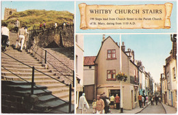 Whitby Church Stairs, Whitby, Yorkshire. 199 Steps. Unposted - Whitby