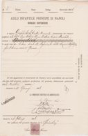 1896-documento Con Marca Da Bollo - Steuermarken