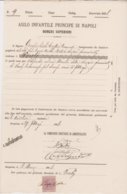 1896-documento Con Marca Da Bollo - Steuermarken