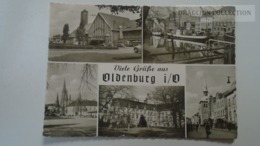 D167500  AK    Oldenburg I/O  Niedersachsen Hauptbahnhof Autobus Bus - Multiview  Ca 1950-60 - Oldenburg