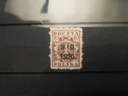 FRANCOBOLLI STAMPS POLONIA POLAND 1920 MNH NUOVI POLISH OVERPRINTED S. O. 1920 SLESIA ORIENTALE SILESIA POLSKA - Silésie