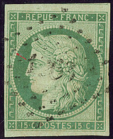 Petits Chiffres. No 2, Vert, Obl Pc 1263 La Ferté Gaucher, Un Voisin. - TB. - R - 1849-1850 Ceres