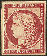 ** Réimpression. No 6f, Très Frais. - TB - 1849-1850 Ceres