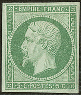 * No 12, Vert. - TB. - R - 1853-1860 Napoléon III