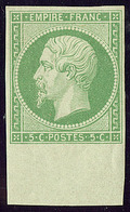 * No 12a, Vert-jaune, Bdf, Superbe. - R - 1853-1860 Napoléon III.