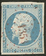 No 14A Obl Pc 1353 Rouge. - TB - 1853-1860 Napoleone III