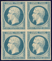 ** No 14Af, Bloc De Quatre, Très Frais. - TB - 1853-1860 Napoleon III