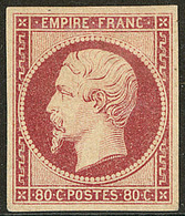 * No 17A, Carmin, Très Frais. - TB. - R - 1853-1860 Napoleone III
