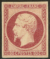 * No 17A, Carmin, Très Frais. - TB. - R - 1853-1860 Napoleon III