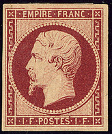 * No 18a, Carmin Foncé, Superbe Nuance Proche Du Velours. - TB. - RR - 1853-1860 Napoleone III