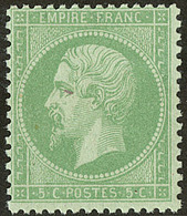 ** No 20e, Vert Clair, Très Frais. - TB - 1862 Napoléon III.