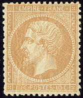 ** No 21, Bistre, Très Frais. - TB. - R - 1862 Napoleone III