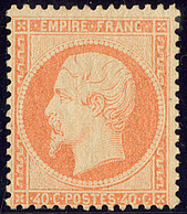 * No 23, Orange, Très Frais. - TB. - R - 1862 Napoléon III.