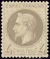 * No 27A, Gris, Très Frais Et Centré. - TB - 1863-1870 Napoleone III Con Gli Allori