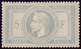 * No 33, Violet-gris, Jolie Pièce. - TB. - RR - 1863-1870 Napoléon III Lauré