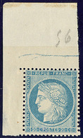 ** No 37, Bleu, Cdf, Très Frais. - TB - 1870 Asedio De Paris