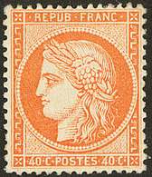 * No 38, Orange, Très Frais. - TB - 1870 Belagerung Von Paris