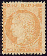 * No 38a Jaune-orange, Très Frais. - TB - 1870 Belagerung Von Paris