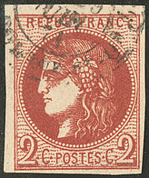 No 40IIc, Obl Cad. - TB - 1870 Ausgabe Bordeaux