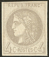 * Report I. No 41I, Gris, Jolie Pièce. - TB. - R - 1870 Bordeaux Printing