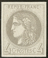 ** No 41II, Gris, Très Frais. - TB - 1870 Ausgabe Bordeaux