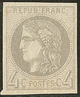 * No 41IIb, Gris Clair, Quasiment **, Très Frais. - TB - 1870 Ausgabe Bordeaux