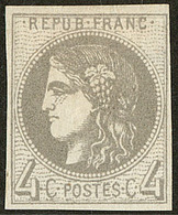 * No 41IIe, Gris Foncé, Aminci, TB D'aspect - 1870 Ausgabe Bordeaux