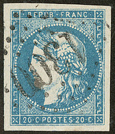 No 44II, Bleu, Obl Gc 1300, Jolie Pièce. - TB - 1870 Bordeaux Printing