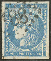 No 46Id, Obl Gc. - TB - 1870 Bordeaux Printing