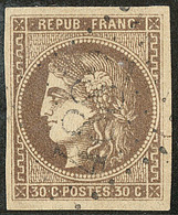 No 47, Obl Gc, Très Frais. - TB - 1870 Emission De Bordeaux