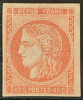 * No 48a, Orange Pâle. - TB - 1870 Emission De Bordeaux