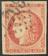 No 48g, Rouge Sang, Obl Gc 3047. - TB - 1870 Uitgave Van Bordeaux