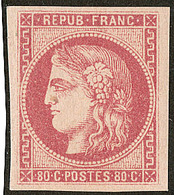 ** No 49, Rose, Très Frais. - TB - 1870 Uitgave Van Bordeaux