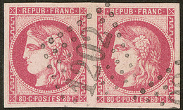 No 49, Paire Obl Gc 1202, Jolie Pièce. - TB - 1870 Uitgave Van Bordeaux