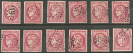 No 49, Nuances Et Obl Diverses, Tous états - 1870 Uitgave Van Bordeaux