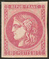 ** No 49a, Rose Clair, Très Frais. - TB - 1870 Emission De Bordeaux