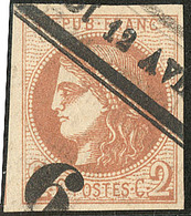 Oblitérations. Impression Typo. No 40II. - TB - 1870 Uitgave Van Bordeaux