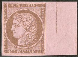 ** Non Dentelés. No 58b, Bdf, Très Frais. - TB - 1871-1875 Cérès