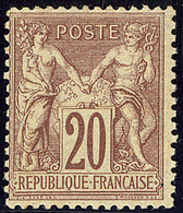 * No 67, Infimes Rousseurs Au Verso Sinon TB - 1876-1878 Sage (Type I)