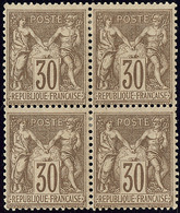 * No 69a, Bloc De Quatre, Très Frais. - TB (N°Maury) - 1876-1878 Sage (Type I)