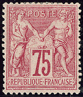 * No 71, Carmin, Très Frais Et Centré. - TB. - R - 1876-1878 Sage (Type I)