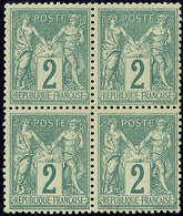 ** No 74, Bloc De Quatre. - TB - 1876-1878 Sage (Type I)