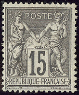 * No 77d, Gris Foncé. - TB - 1876-1878 Sage (Type I)