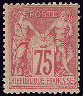 * No 81, Rose, Très Frais. - TB. - R - 1876-1878 Sage (Type I)