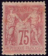 * No 81, 2 Points De Rousseurs Au Verso Mais TB D'aspect - 1876-1878 Sage (Type I)